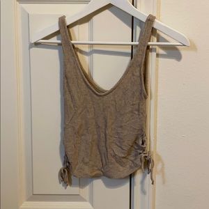 Brown tank top